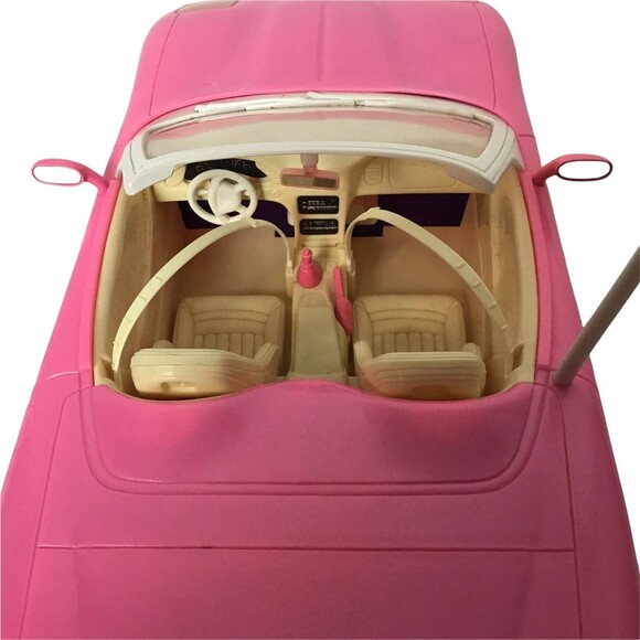 SOLD Barbie Remote Control Pink Corvette Convertible Car 2001 Mattel Vintage - Picture 5 of 9
